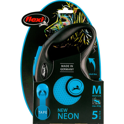 FLEXI New Neon Tape Black/Blue M 5 Meters