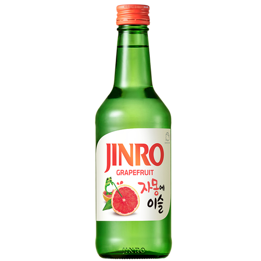 Jinro Chamisul Grapefruit Korean Soju 350ml