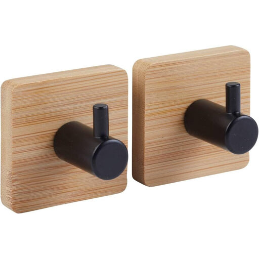 5five Bamboo Adhesive Hooks Set - Assorted