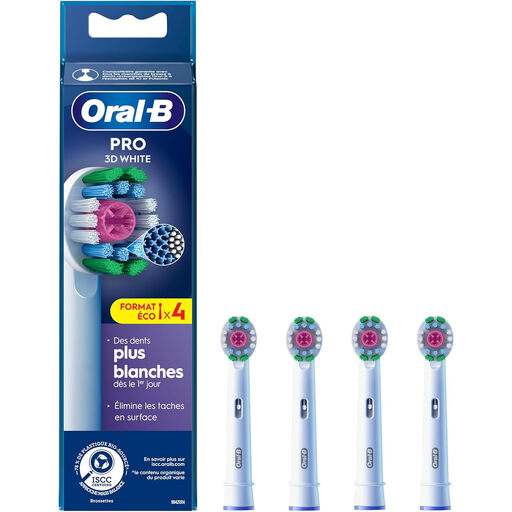Oral-B Pro 3D White EB18-4 - Lot de 4