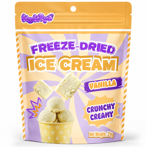 KOKORO Freeze Dried Vanilla Ice Cream 25g
