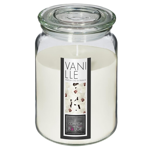 Atmosphera Nina Scented Candle - Glass Jar, Vanilla, 510 g