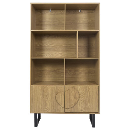 Bibliothèque Calypso MDF et Métal THE HOME DECO FACTORY