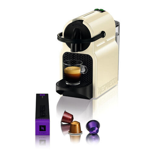 Nespresso EN80.CW Inissia capsule machine, cream white