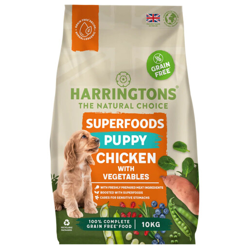 Harringtons Dog GF Superfoods Puppy Chick 10kg