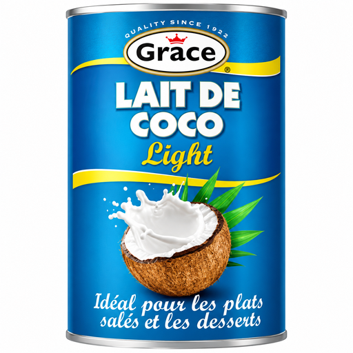 Grace light coconut milk, 400 ml