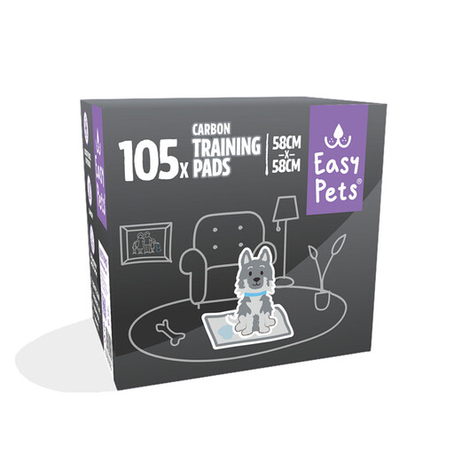 EasyPets Carbon Puppy Training Pads, 105 Count