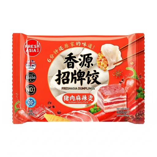 FRESHASIA Hot & Spicy Pork Dumplings 400g