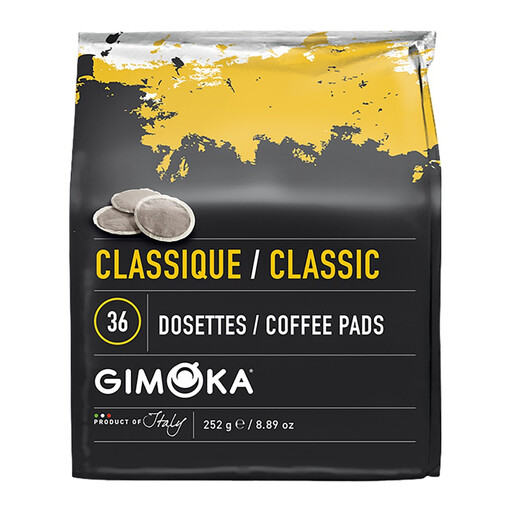 GIMOKA Classic/Classic，36 包 Senseo 兼容咖啡包，252 g
