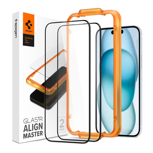 Spigen ALM Glass FC Tempered Glass für iPhone 15