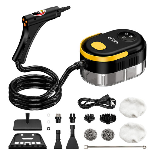 Black MAWIRON handheld steam cleaner