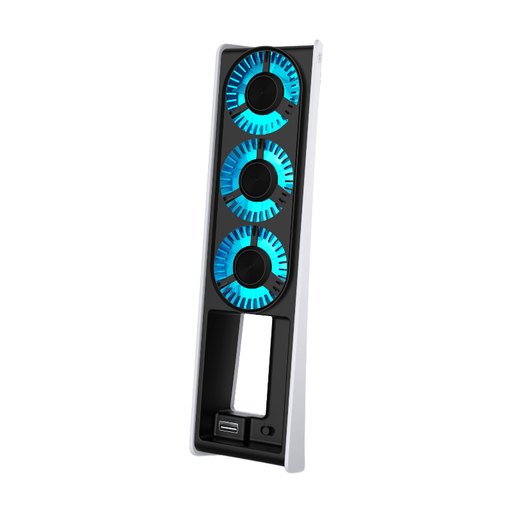 AKUMA GAMING Cyber W02 LED Fan for PS5 Slim with USB Port