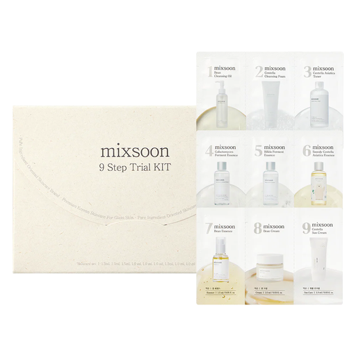 mixsoon 焕亮玻璃肌韩系护肤全流程 9 步试用套装