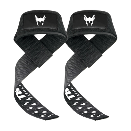Thor Athletics Lifting Straps Extra Grip Black