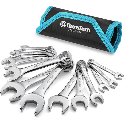 DURATECH 12-Piece Stubby Metric Spanner Set
