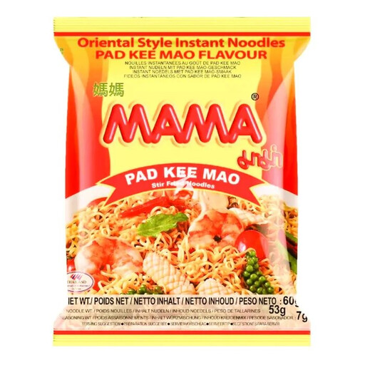 MAMA Instant Noodles Pad Kee Mao 60g