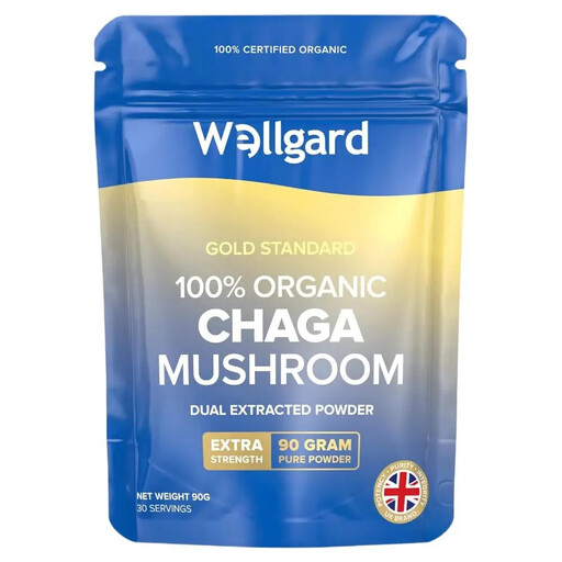Wellgard Organic Chaga Mushroom Daily Wellness Support Powder