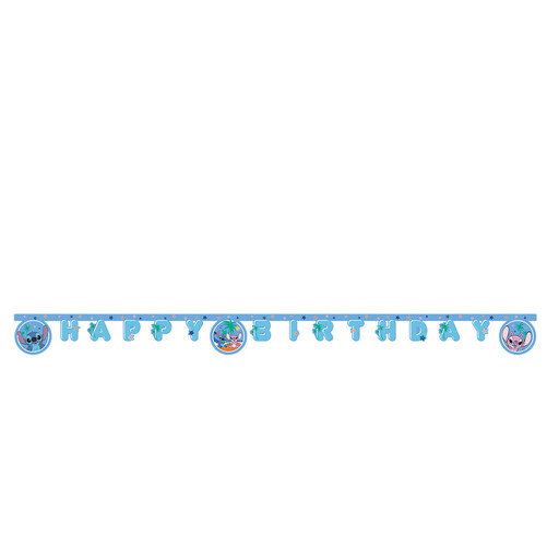 Stitch & Angel Paper "Happy Birthday" Banner