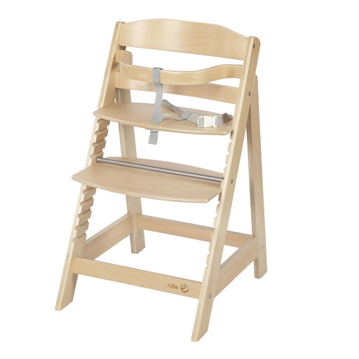 roba Sit Up III Height-Adjustable Wooden High Chair