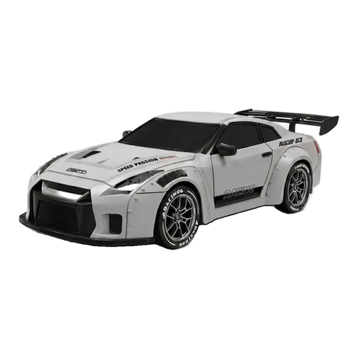 Silver GTR-Style 1:24 4WD RC Drift Car