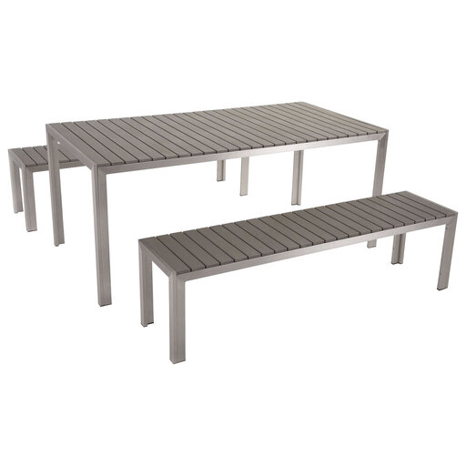 Beliani Modernes Gartenmöbel Set NARDO