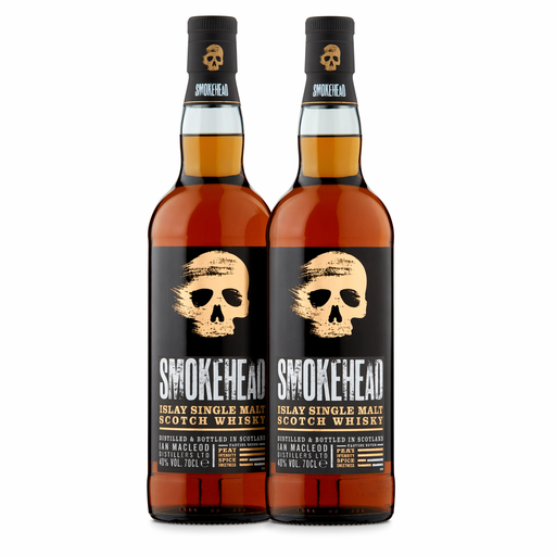 Pack of 2 - Smokehead Islay Single Malt Scotch Whisky 70cl