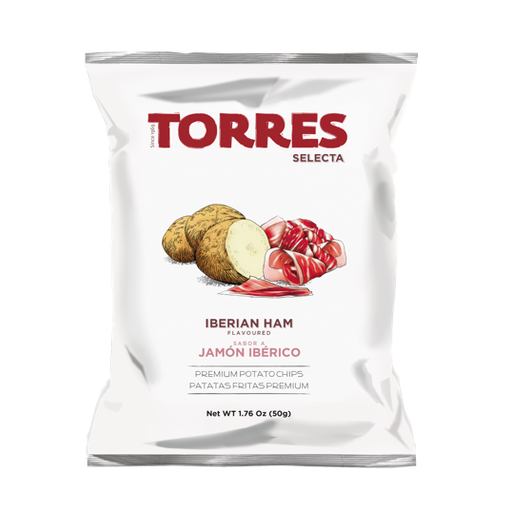 Chips TORRES Selecta Iberian Ham, sachet de 50 g