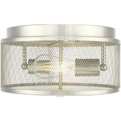 Westinghouse Morrison Industrial-Style Ceiling Light with brushed nickel finish