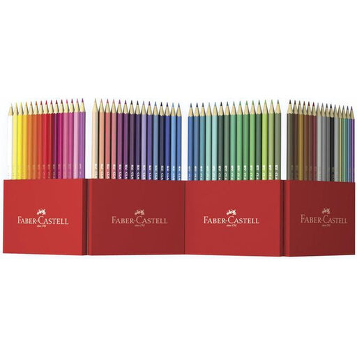 Faber-Castell Colored Pencils - Hexagonal Cardboard Case, 60pcs