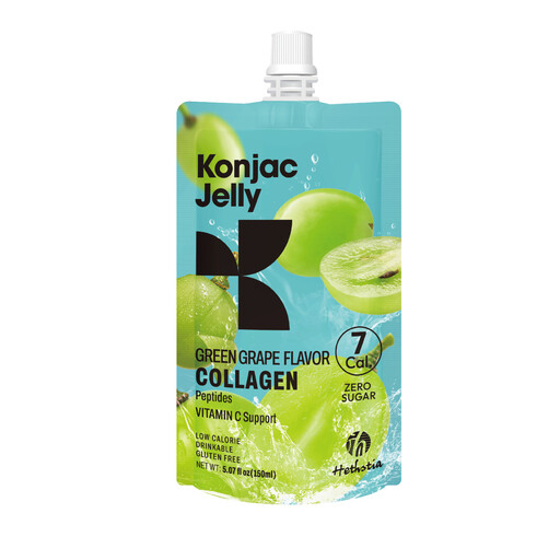 Hethstia Konjac Jelly Collagen Peptides Green Grape