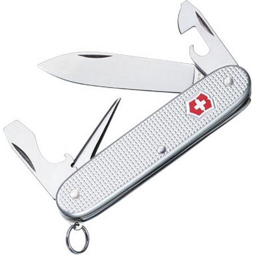 Victorinox Pioneer Alox Pocket Knife - 9.3 cm, Silver