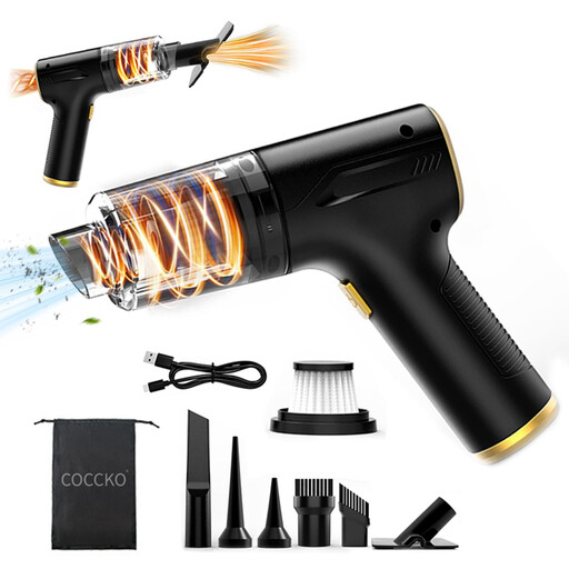 Powerful Wireless Car Vacuum Cleaner 4-in-1