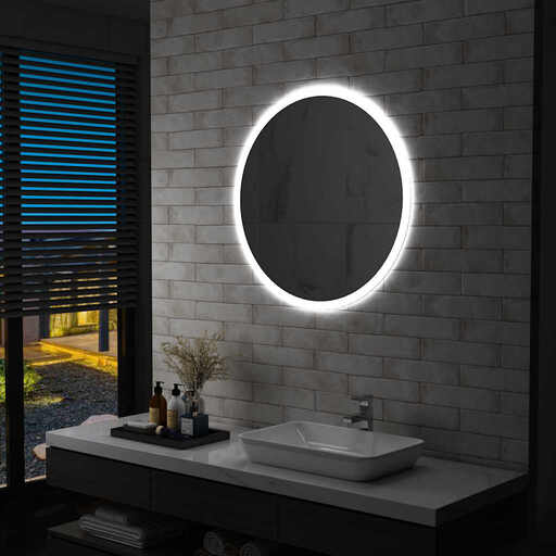 vidaXL Bathroom LED Mirror 80 cm