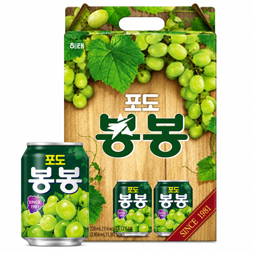 Haitai 袋装葡萄汁