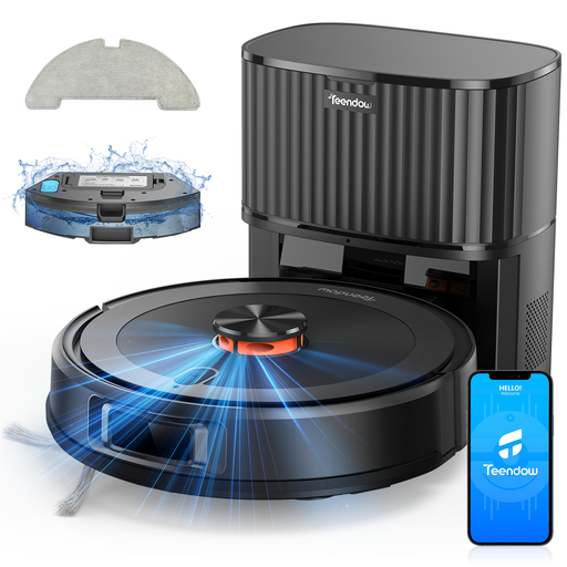 Teendow D10S-Max robot vacuum cleaner with LiDAR navigation