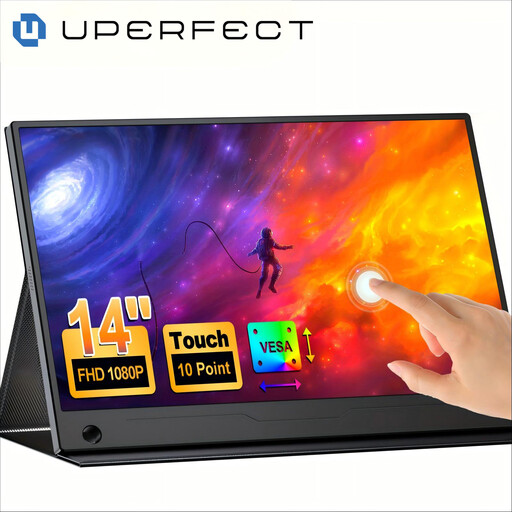 UPERFECT Portable Monitor 14" 60Hz Touchscreen