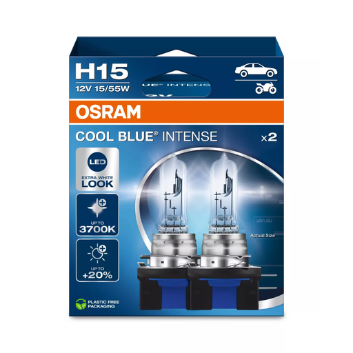OSRAM COOL BLUE INTENSE H15 halogen bulbs