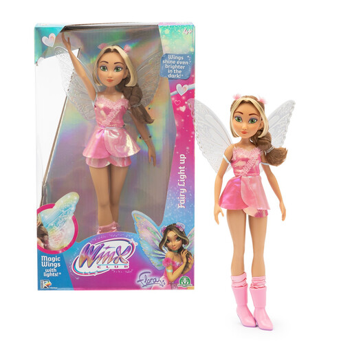 Winx Flora doll with light-up wings