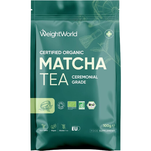 WeightWorld Certified Organic Ceremonial Matcha Tea 100g Powder