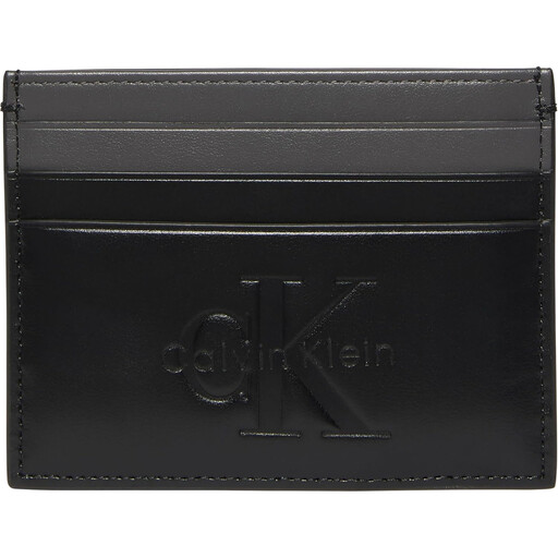Calvin Klein Bold Card Holder Mens Wallets - Black