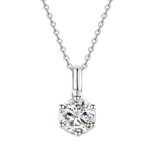 ALAIN MICHAL Classic Collection AM laborgezüchteter Diamant Halskette mit Saphir