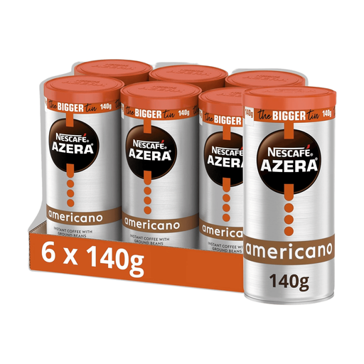 NESCAFÉ Azera Americano instant coffee, six 140 g tins