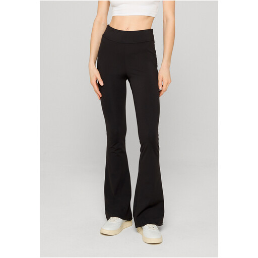 Urban Classics Ladies Recycled High Waist Flared Leggings