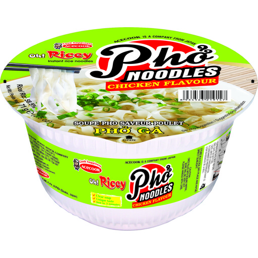 Acecook Oh Ricey Instant Rice Noodles Chicken Bowl 71g