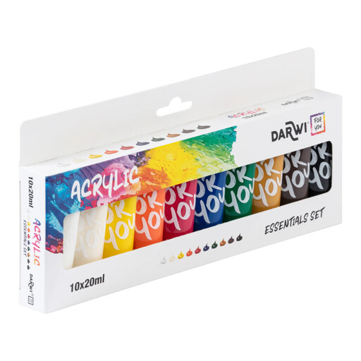 CLAIREFONTAINE DFY Acrylic Paint Set - 10 x 20 ml