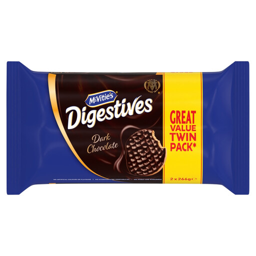 McVitie's Digestives Dark Chocolate Twin Pack