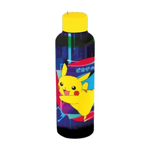 Stor Pokémon Stainless Steel Insulated Bottle 515 ml - Pikachu Design - Black