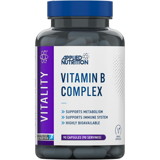 Applied Nutrition Vitamin B Complex Energy Metabolism Vegan Capsules