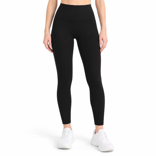 High waist tummy control nude feel Yoga leggings Classic black M