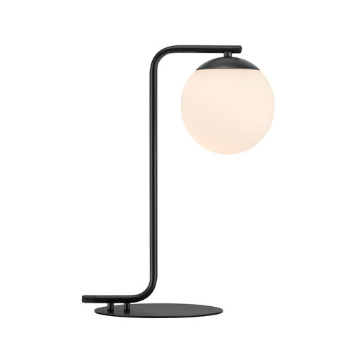 Table Lamp GRANT Glass and Black Metal IP20 E14-Nordlux, Indoor
